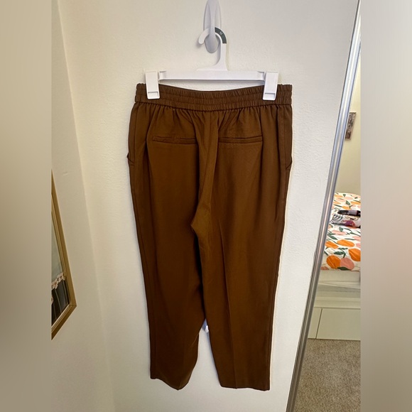 Mango Brown Fall Relaxed Dress Pants - Picture 2 of 5